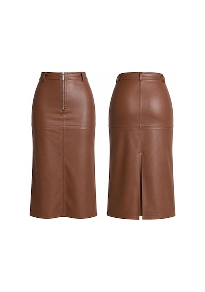 Verymoda D. Deri Etek F1818 Taba
