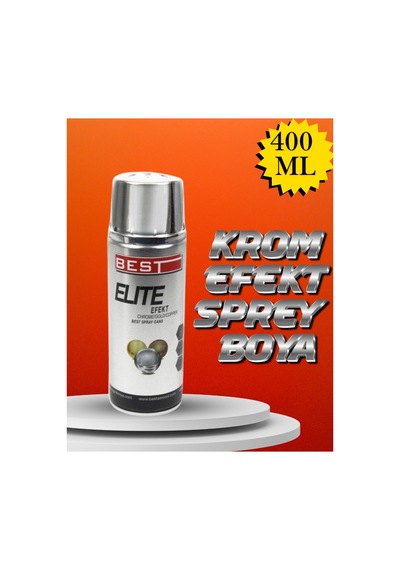 Elite Efekt Sprey Boya 400 Ml - Parlak Krom Kaplama - Metalik Görünümlü Dekoratif Sprey - Krom Sprey Boya Nikelaj Boya Krom Efekt Krom Efekt Elite Efekt Sprey Boya 400 Ml - Parlak Krom Kaplama - Metalik Görünümlü Dekoratif Sprey - Krom Sprey Boya Nikelaj Boya Krom Efekt Krom Efekt