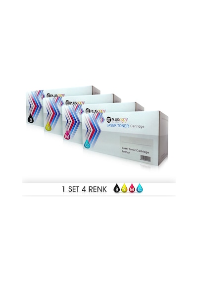 4 Adet Samsung Clt k508l Uyumlu Toner 4.000 Sayfa Clp 615 620 670 Bk1024.05.06q1237 Pluscopy