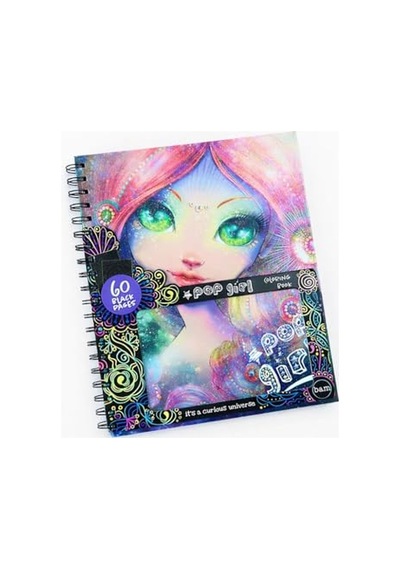 Siyah Sayfa Boyama Kitabı 60 Sayfa Spiral Defter