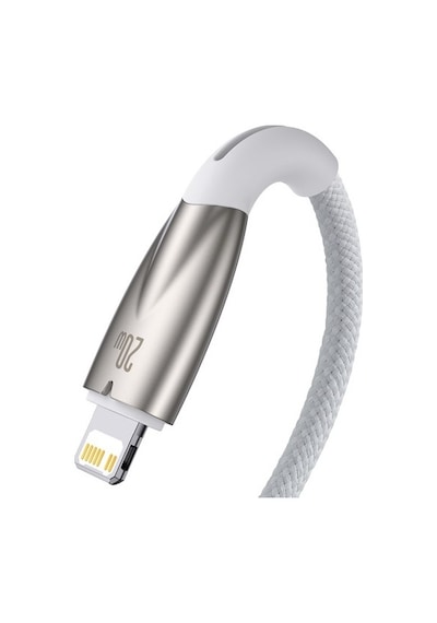 Baseus Glimmer Series 20w 100 Cm Type-c To Lightning Şarj Kablosu Beyaz