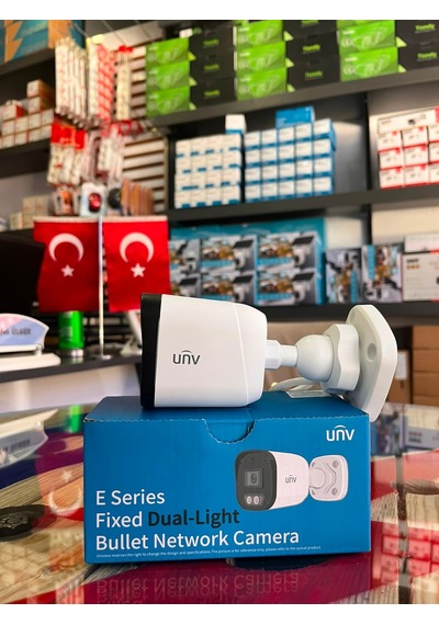 Unv Ipc2124lb-af28-dl-e 4mp 2.8mm Dual-lıght Eco Bullet Sesli Ip Kamera