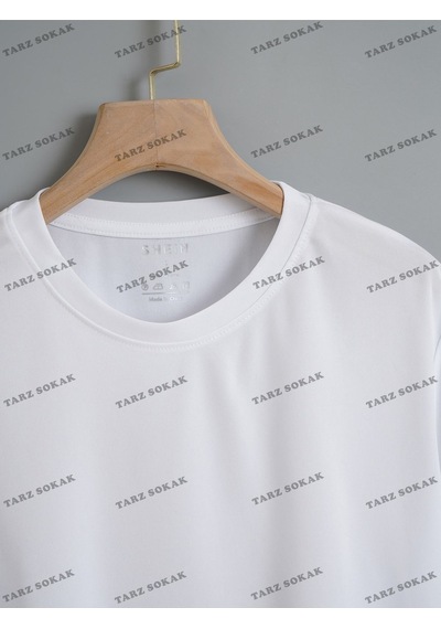Flood Of Style Crop Ckod-232913 Düz Kısa Beyaz