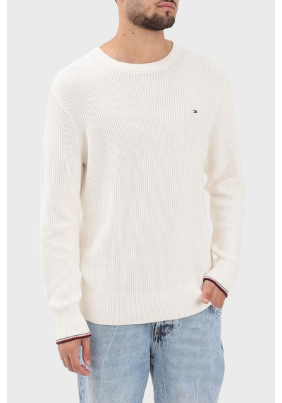 Tommy Hilfiger Erkek Kazak Mw0mw41516 Z00 Açık Bej Açık Bej
