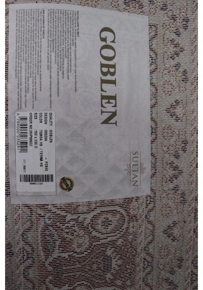 Goblen Serisi 710.000 Point Toz Tutmaz Pamuk Tabanlı Terra Renkli Halı I 8628-1023