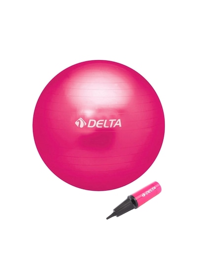 Delta 65 Cm Deluxe 160 Cm - 169 Cm Boy Aralığında Olanlar İçin Uygun Fuşya Pilates Topu Ve Pompa Seti