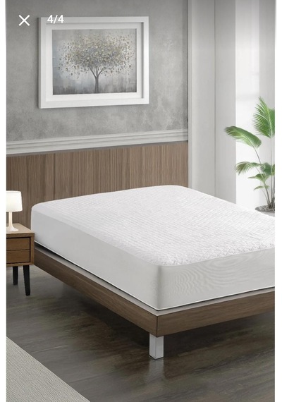 Kapitone Fitted Su Geçirmez Beyaz Yatak Koruyucu Alez160x200 Beyaz