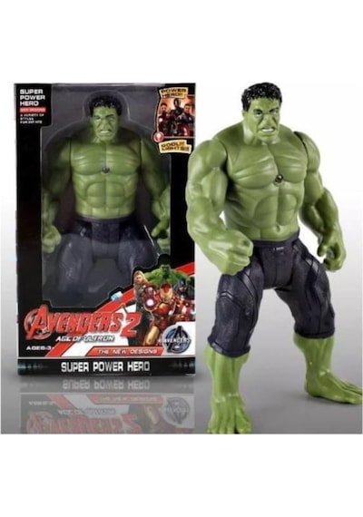 Büyük Boy 25 Cm Işıklı Marvel Titan Hero Hulk Figür