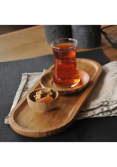 Latte Dikdörtgen Tepsi Küçük Çok Renkli