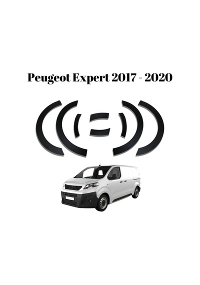 Peugeot Expert 2017 2018 2019 2020 Uyumlu Kapı Ve Çamurluk Koruma Premium Dodik Seti Siyah 8 Parça Tam Set