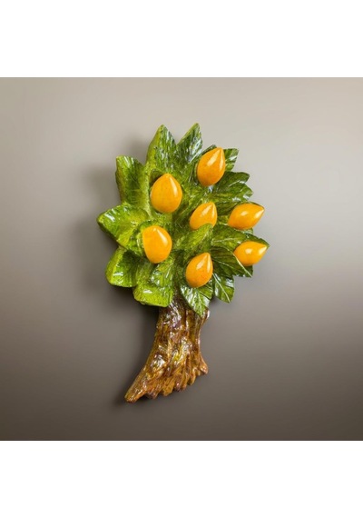 El Yapımı Limon Ağacı Duvar Dekoru Bereket Koleksiyonu 14x20 Cm