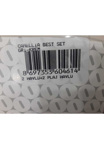 Özdilek Özdilek Camellıa Gri-krem 4 Parça Best Set Havlu Gri - Krem