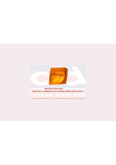 Sinyal - 205 - Lambası Duysuz Sarı Sağ - Edntrend - Volt 521516