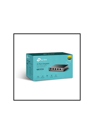 Tp-lınk Tl-sg105pe, 5 Port, Gigabit, Metal Kasa, 4 Port Poe, 65w, Easy Smart, Yönetilebilir, Masaüst