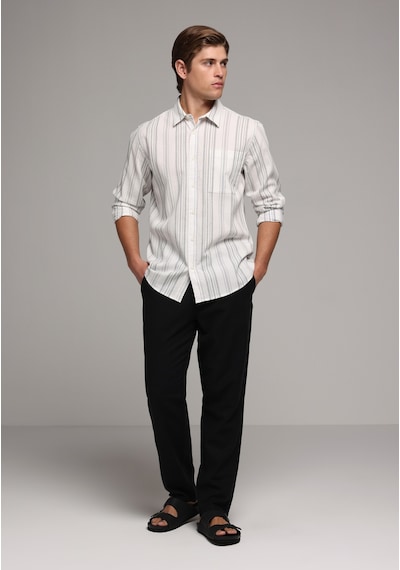 Colin's Colins Regular Fit Orta Bel Düz Paça Erkek Siyah Pantolon Cl1079998 Q1.v2 Blk