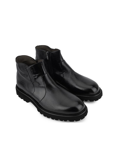 Tamer Tanca Erkek Hakiki Deri Siyah Casual Bot 342 9904 Erk Bot Sk26-27 Sıyah Gyk/bfl