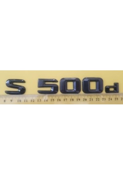 Mercedes Uyumlu Yazı S 500d Siyah