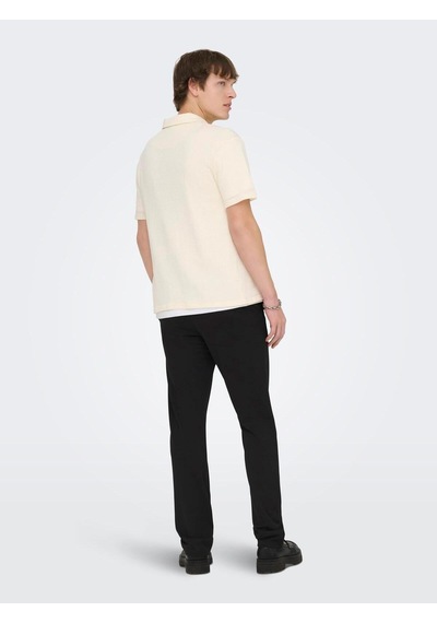 Only & Sons Erkek Normal Bel Siyah Pantolon - 22037907