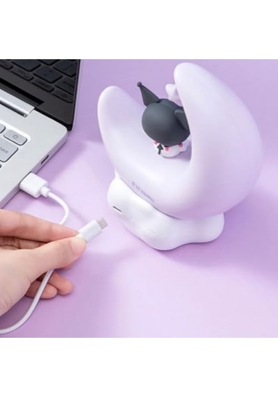 Kawaii Gece Lambası Sevimli Anime Karakter Led Işık Lambası Güzel Oda Dekor Eşyaları Şarj Edilebilir Masa Lambas Diğer