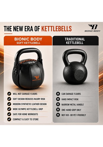 Halter, Kondisyon, Güç Ve Çekirdek Antrenmanı İçin Saplı Yumuşak Kettlebell 30 Lb Bbkb-30