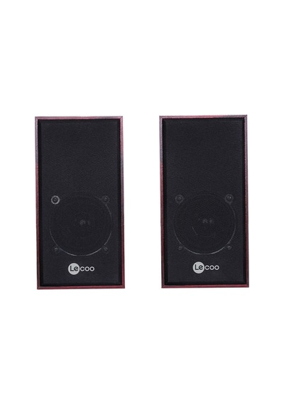 Lenovo Ds105 Lecoo Kompakt Masaüstü Ahşap 5w Rgb Aydınlatmalı Usb+3.5mm Jacklı Siyah Hoparlör