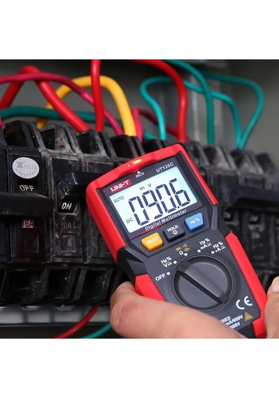 Uni-trend Multimeter Clamp Meter Ut125c : Mini Pocket Digital Multimeter Temperature Tester Resistor Capacitor Frequency