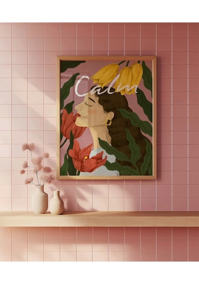 Çerçevesiz Poster Sakinlik Vaadı