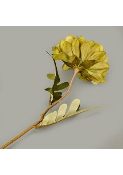 Deco Yıldız Dal Çiçek - Yeşil - 38 Cm