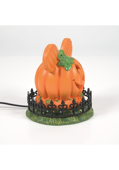 Department 56 Disney Village Cadılar Bayramı Aksesuarları Pumpkintown Mickey Mouse Town Center Işıklı Heykelcik, 1 Diğer