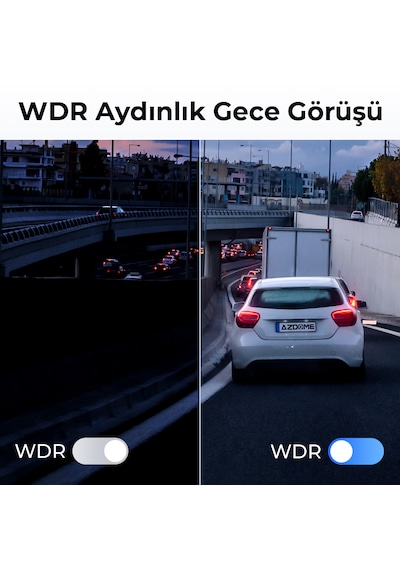 Azdome M660 4k 4 Kameralı 64gb Hafıza Kartlı Araç Kamerası
