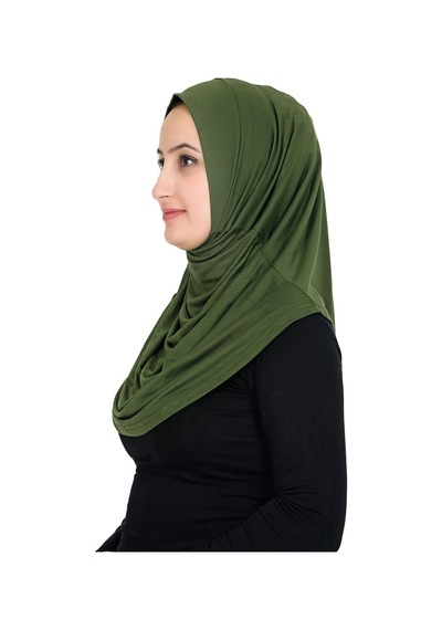 Sensu Tesettür Hazır Türban Pileli Pratik Namaz Örtüsü Hakı