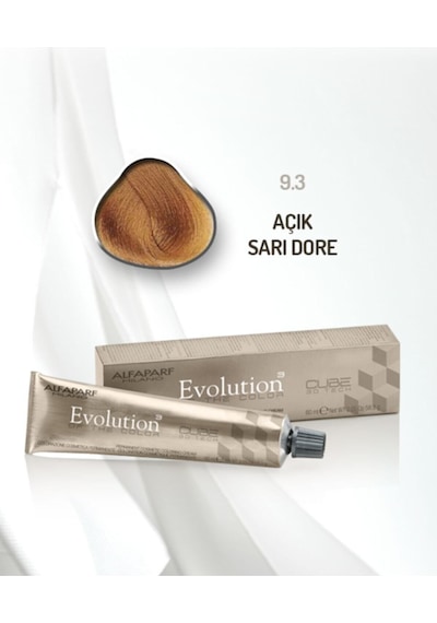 Evolution Saç Boyası 60 Ml No: 9.3 Açık Sarı Dore
