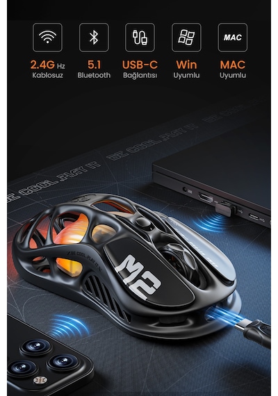 Gravastar Mercury M2 Kablosuz Gaming Mouse