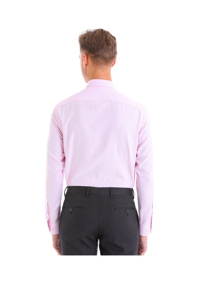 Hatemoğlu Pembe Comfort Fit Uzun Kollu Pamuklu Düz Casual Oxford Gömlek Pembe Hatemoğlu Pembe Comfort Fit Uzun Kollu Pamuklu Düz Casual Oxford Gömlek Pembe