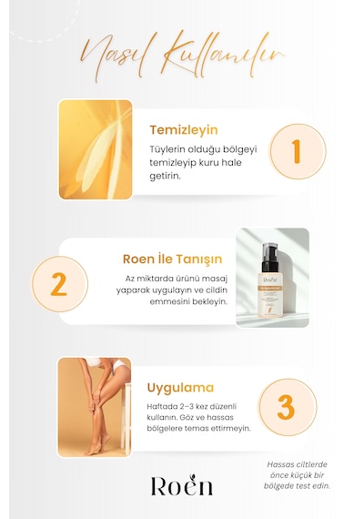 Tüy Azaltıcı, Tüy İnceltici Süt, Isırgan, Papaya & Hyaluronik Asit Özlü, Nemlendirici Etkili 60 Ml