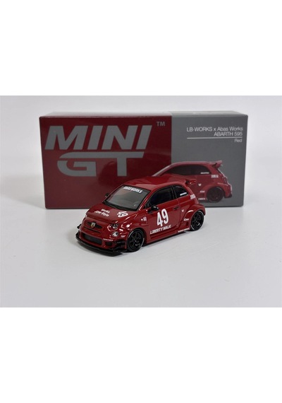 1:64 Mini Gt 2024 Fiat 500 Abarth 595 Lb Works N 49 Abas Lhd