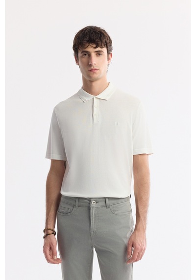 Avva Erkek Açık Haki Klasik Bel Soft Touch Pamuklu Slim Fit Pantolon B003038