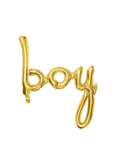 Boy Gold Folyo Balon - Bebek Çocuk Parti Kutlama Seti Genel