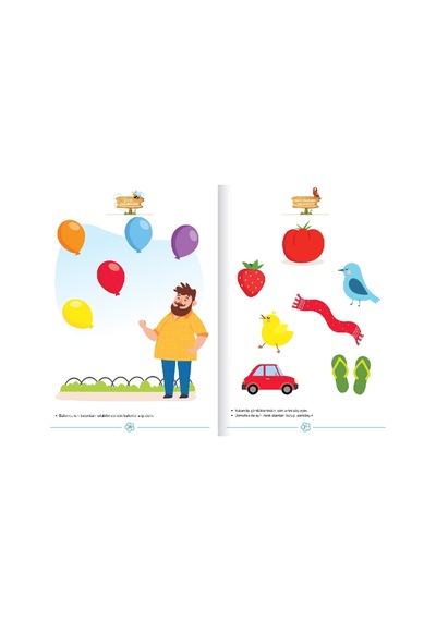 2+ Yaş Zihinsel Gelişim Etkinlikleri – Seviye 1