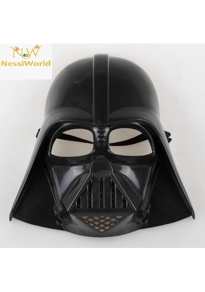 Çocuk Boy Yıldız Savaşları Darth Vader Maskesi Ve 90 Cm Pelerin Seti Siyah