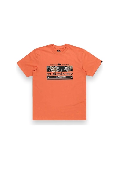 Quiksilver Eqyzt07679 Tropical Rainbow Ss Mercan Erkek T-shirt Mercan