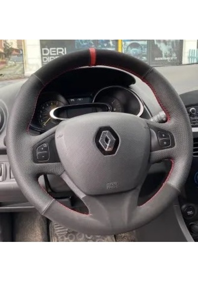 Clio 4 Faz 1 2014-2017 Araca Özel Direksiyon Kılıf Teyit Ediniz D Siyah