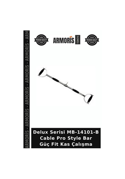 Delux Serisi Mb-14101-b Cable Pro Style Bar Güç Fit Kas Çalışma