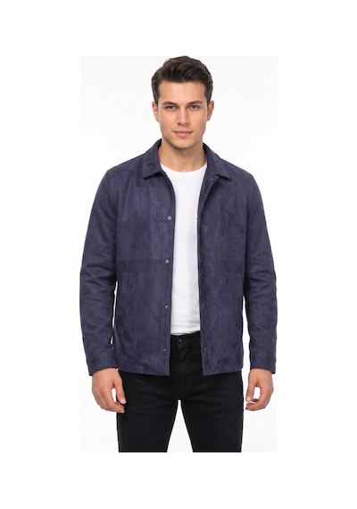 Dynamo Erkek Siyah Regular Fit Mevsimlik Süet Spor Mont Bgl-st05436 Lacivert