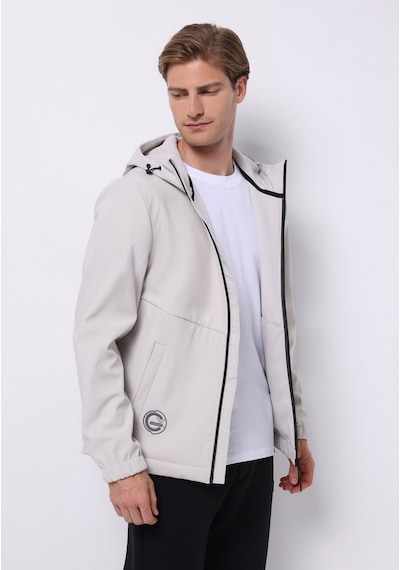 Colin's Colins Slim Fit Erkek Taş Yağmurluk Cl1076148 Q1.v1 Stn Taş