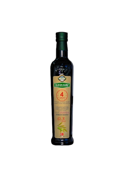 İlhan Sarı Organik Erken Hasat Zeytinyağı 0.3 Asit 500 ML