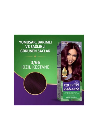Jenerik Naturals Saç Boyası Kızıl Kestane 3/66