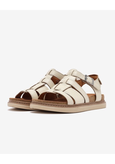 Clarks Arwell Sun Kadın Krem Sandalet 26181413 Krem