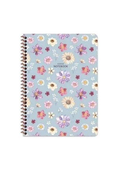 Keskin A4 80 Yp.kar. Karton Kp.spr.çiçek Defter Çok Renkli
