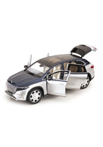 1:18 Ölçek Nzg 2024 Mercedes Benz Maybach Eqs Suv Z296 Silver